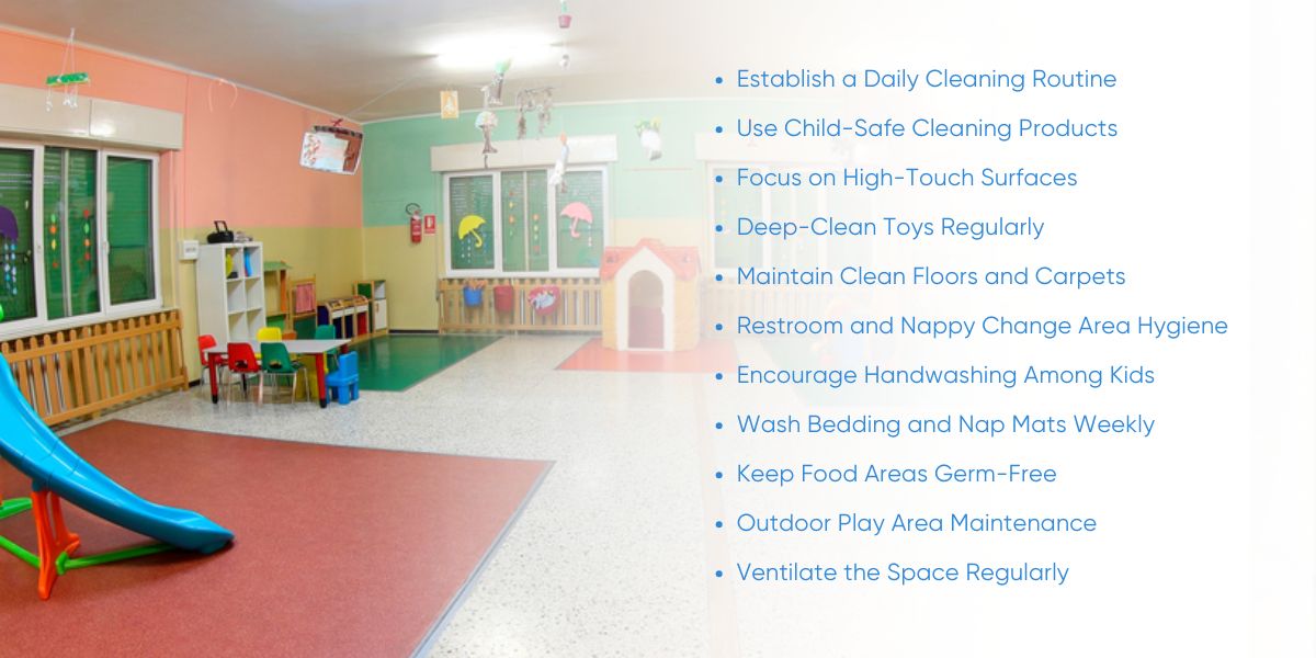 childcare cleaning tricks