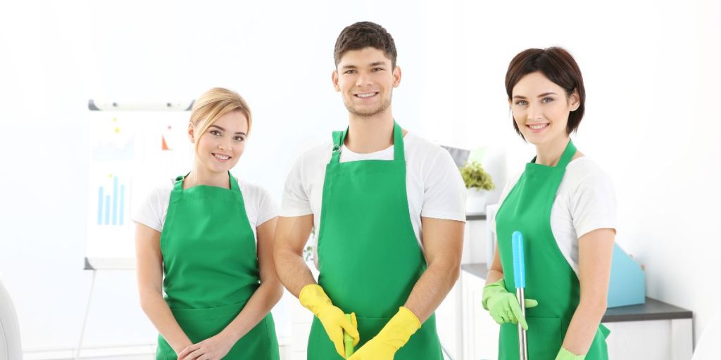 commercial cleaning process
