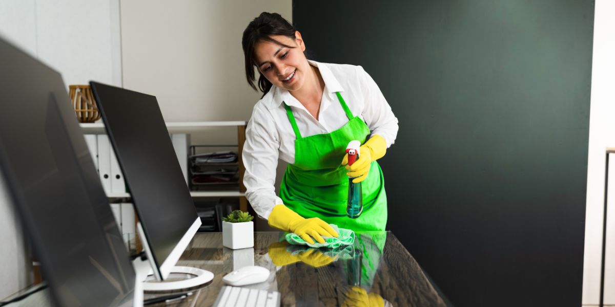 process of commercial cleaning