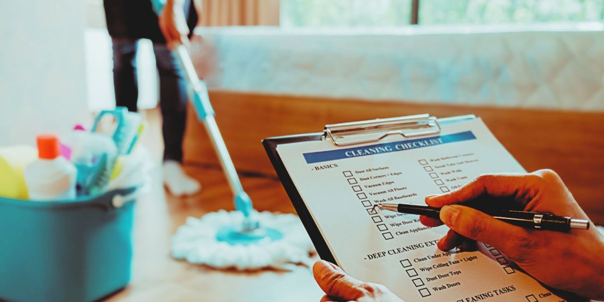 commercial cleaning schedule