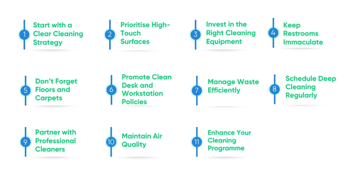 practical commercial cleaning tips for offices