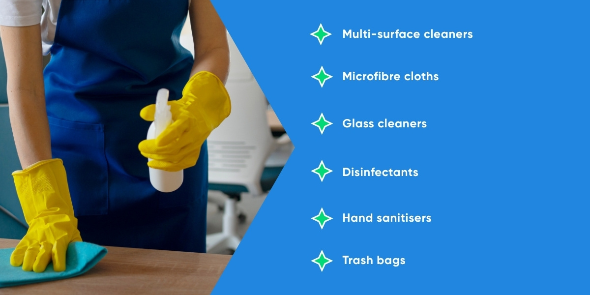 cleaning supplies for offices