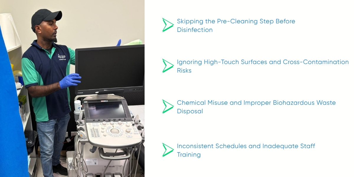 medical cleaning mistakes